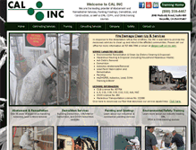 Tablet Screenshot of cal-inc.com